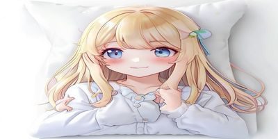 新御宅屋二次元抱枕，某人气女主角软萌双面印花抱枕，150cm大尺寸