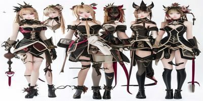 新御宅屋cosplay道具套装，某热门动漫角色全套服装与武器道具，高还原度
